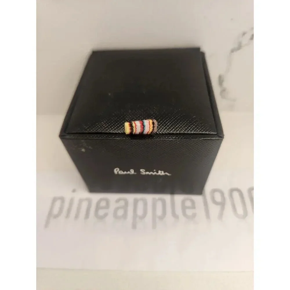 NIB Paul Smith Metal CUFFLINKS Lemon